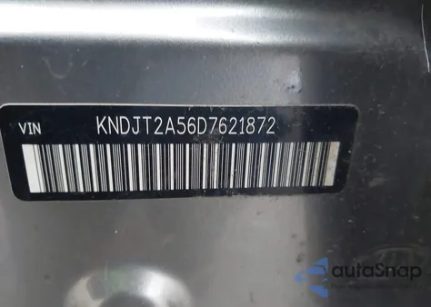 2013 Kia Soul из США, поврежденный, VIN KNDJT2A56D7621872